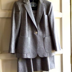 Evan Picone Blue Wool Suit Size 10